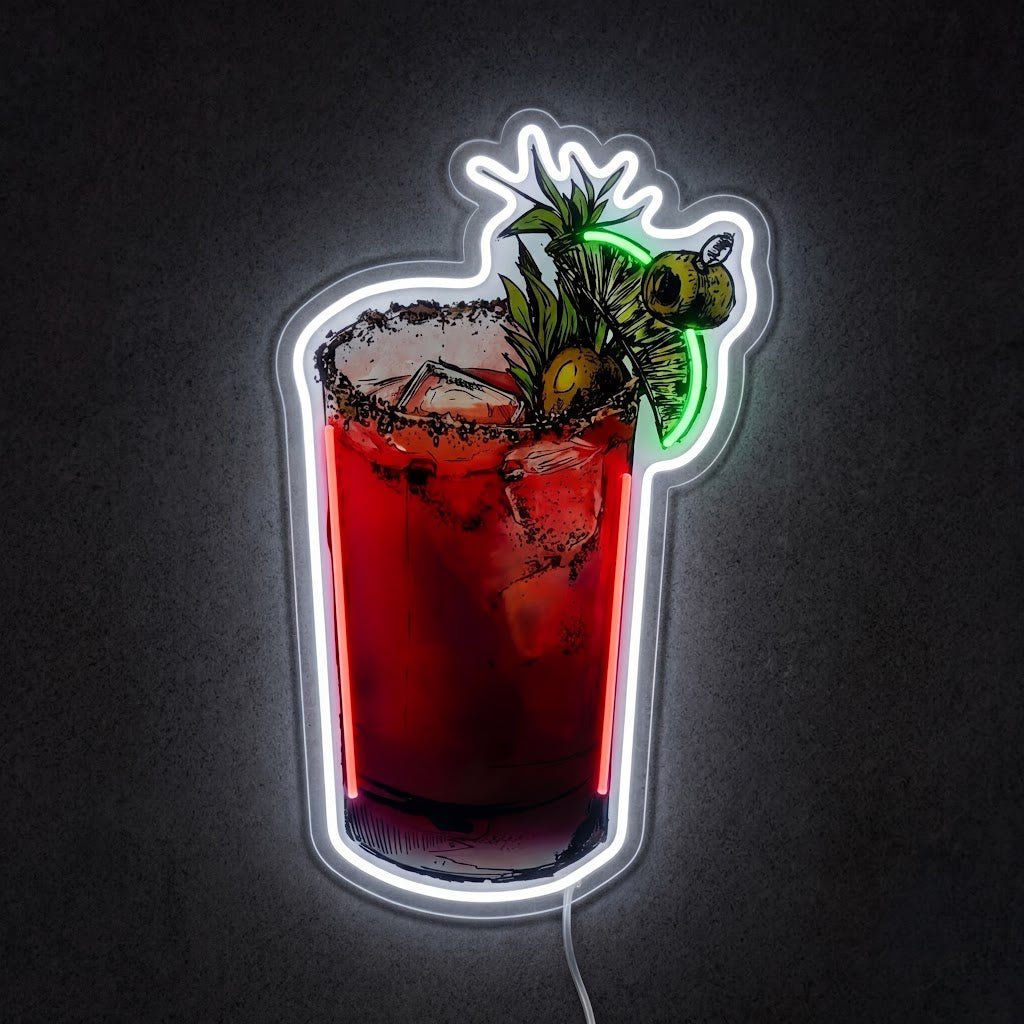 ShineNeon™ Bloody Mary Cocktail Neon Sign USB Power - Shineneon