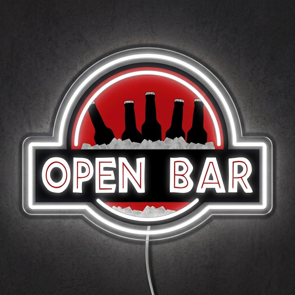 ShineNeon™ Classic Open Bar Retro Lounge Neon Sign USB Power - Shineneon