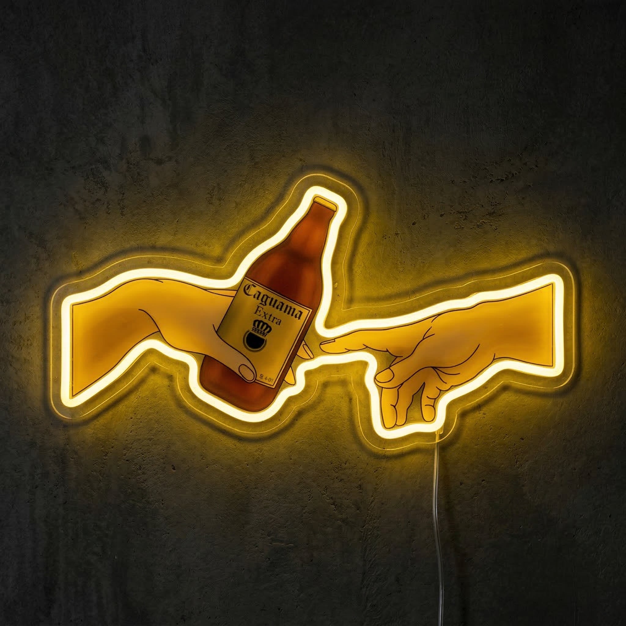 ShineNeon™ Creation of Beer Neon Sign Caguama Extra Art Decor for Home Bar USB Neon Sign - Shineneon