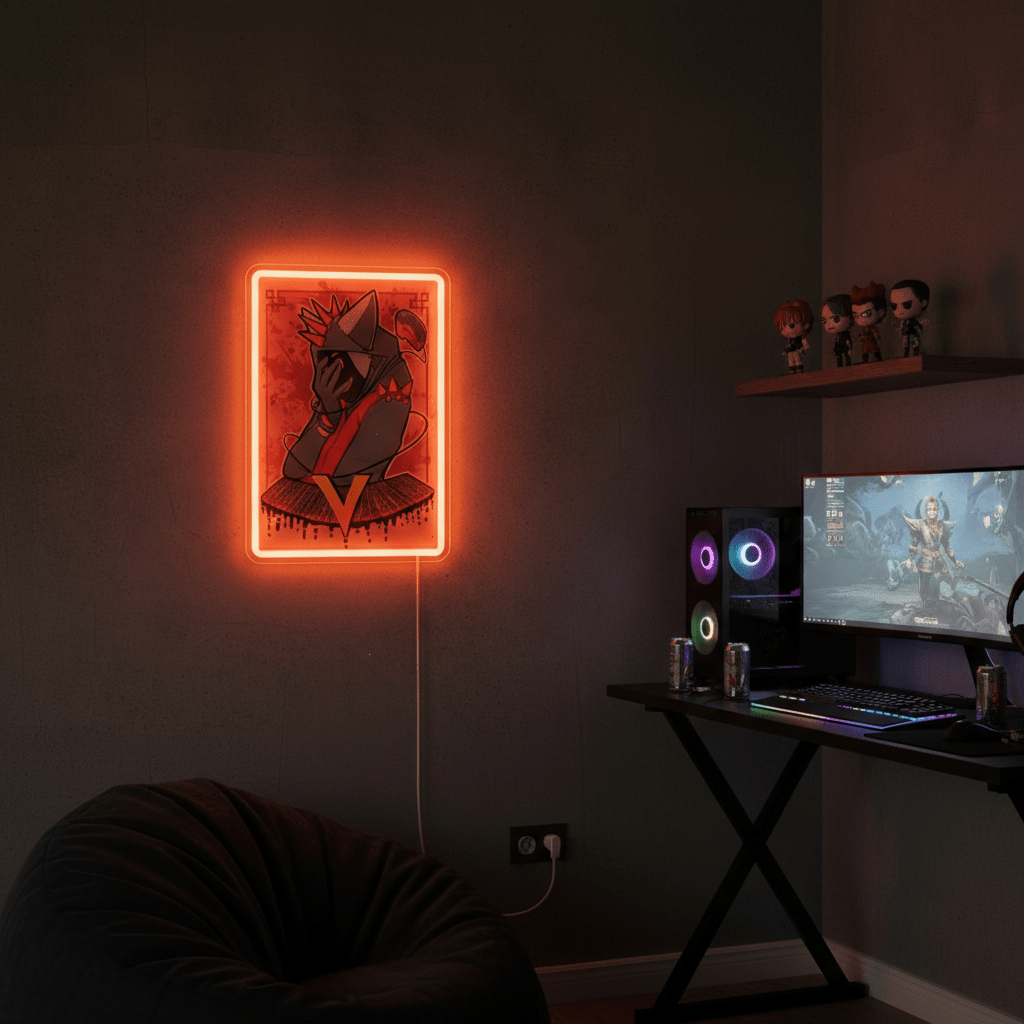 ShineNeon™ Cyber - V LED Neon Sign Gaming Room Wall Decor(USB Power) - Shineneon