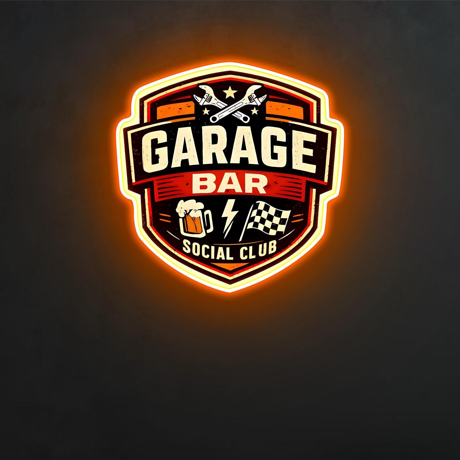 ShineNeon™ Garage Bar Neon Sign for Workshop & Man Cave USB Led Neon Sign - Shineneon