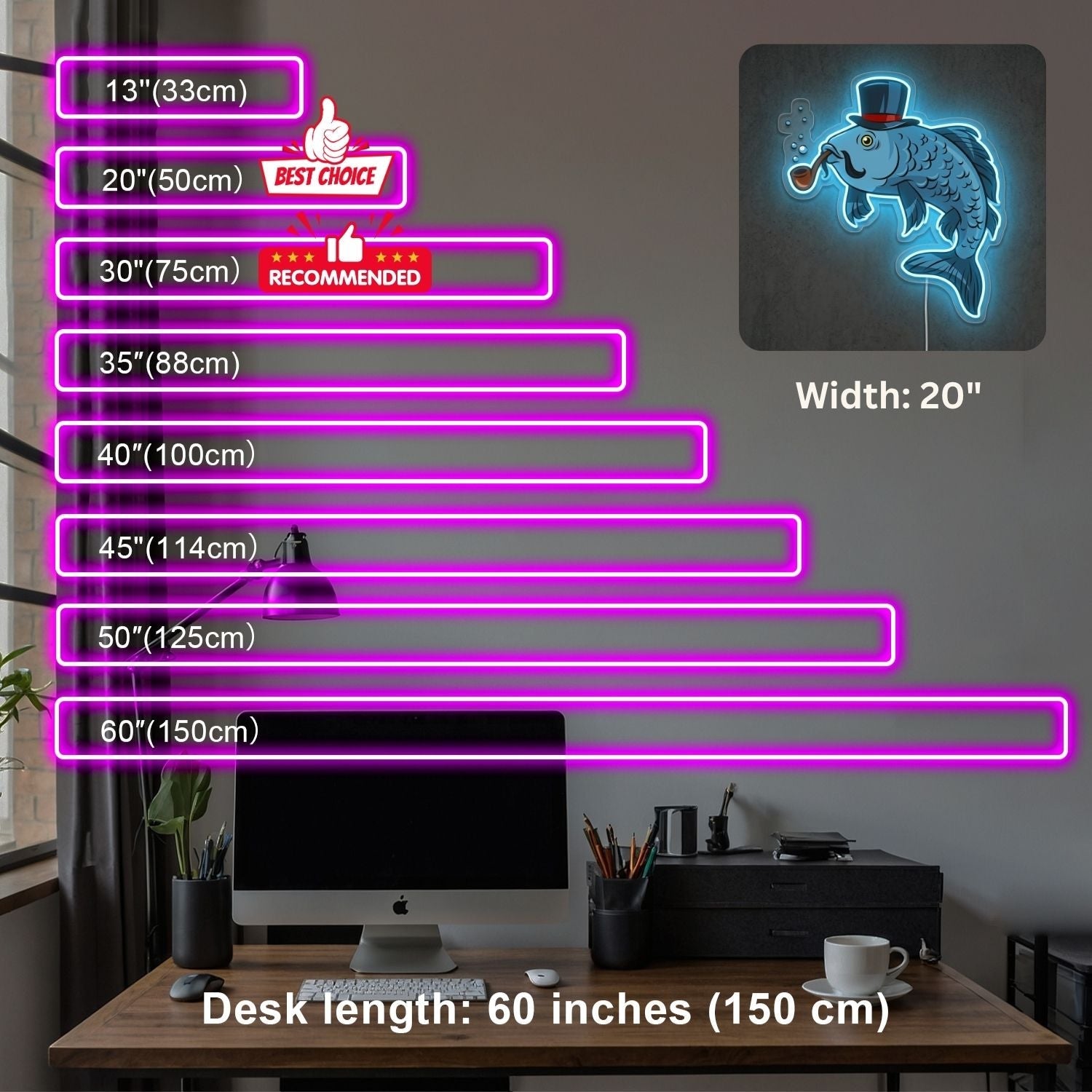 ShineNeon™ Gentleman Dolphin neon sign USB Power - Shineneon