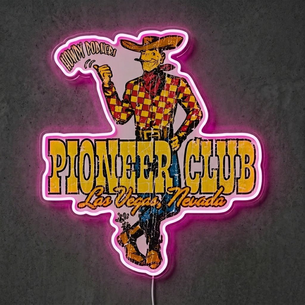 ShineNeon™ Hanging Cowboy neon sign USB Power - Shineneon