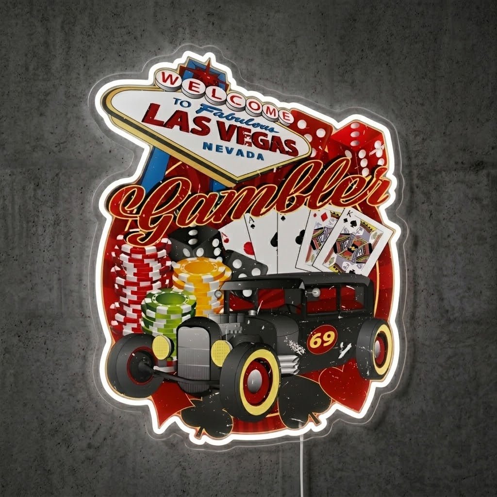 ShineNeon™ Las Vegas Monster Truck neon sign USB Power - Shineneon