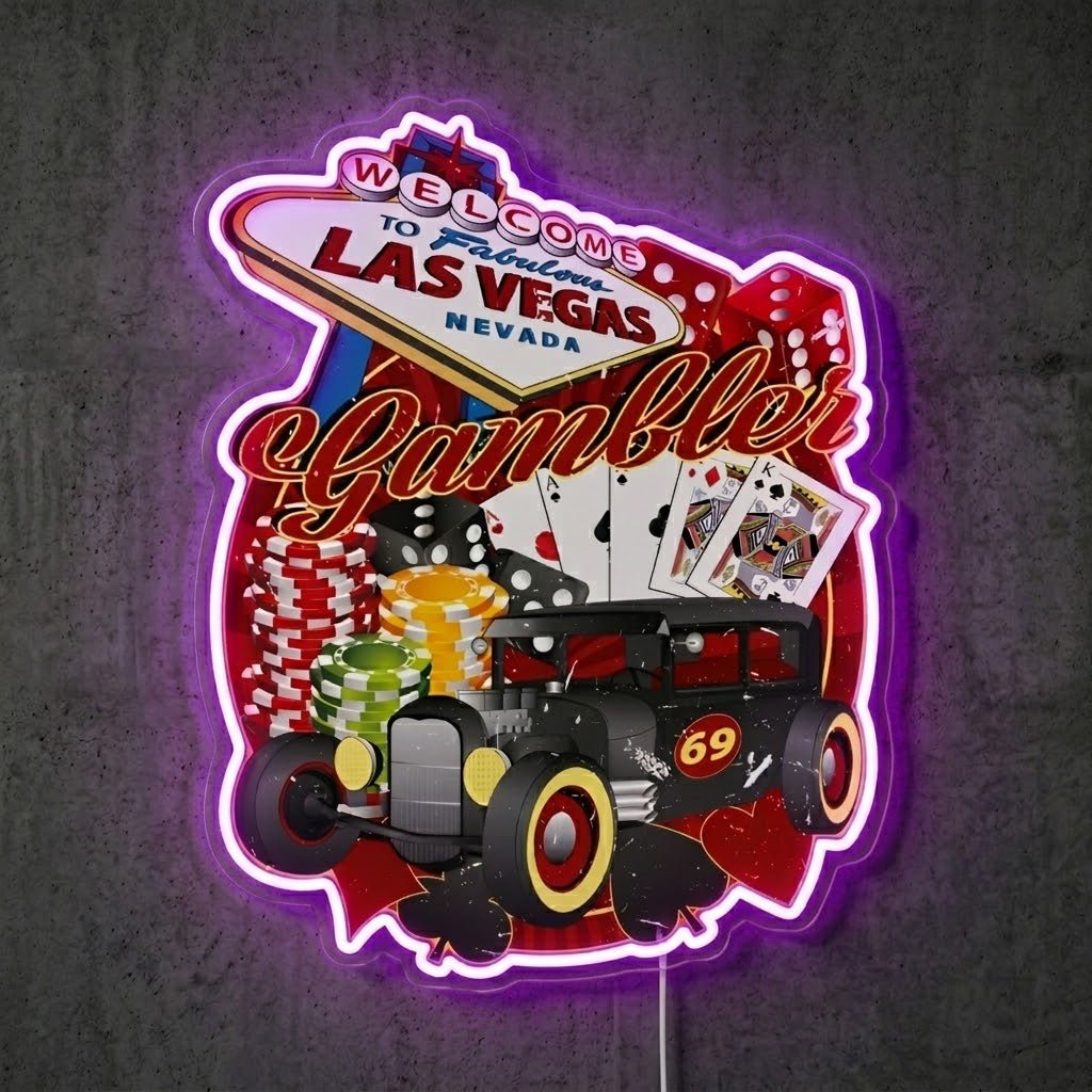 ShineNeon™ Las Vegas Monster Truck neon sign USB Power - Shineneon