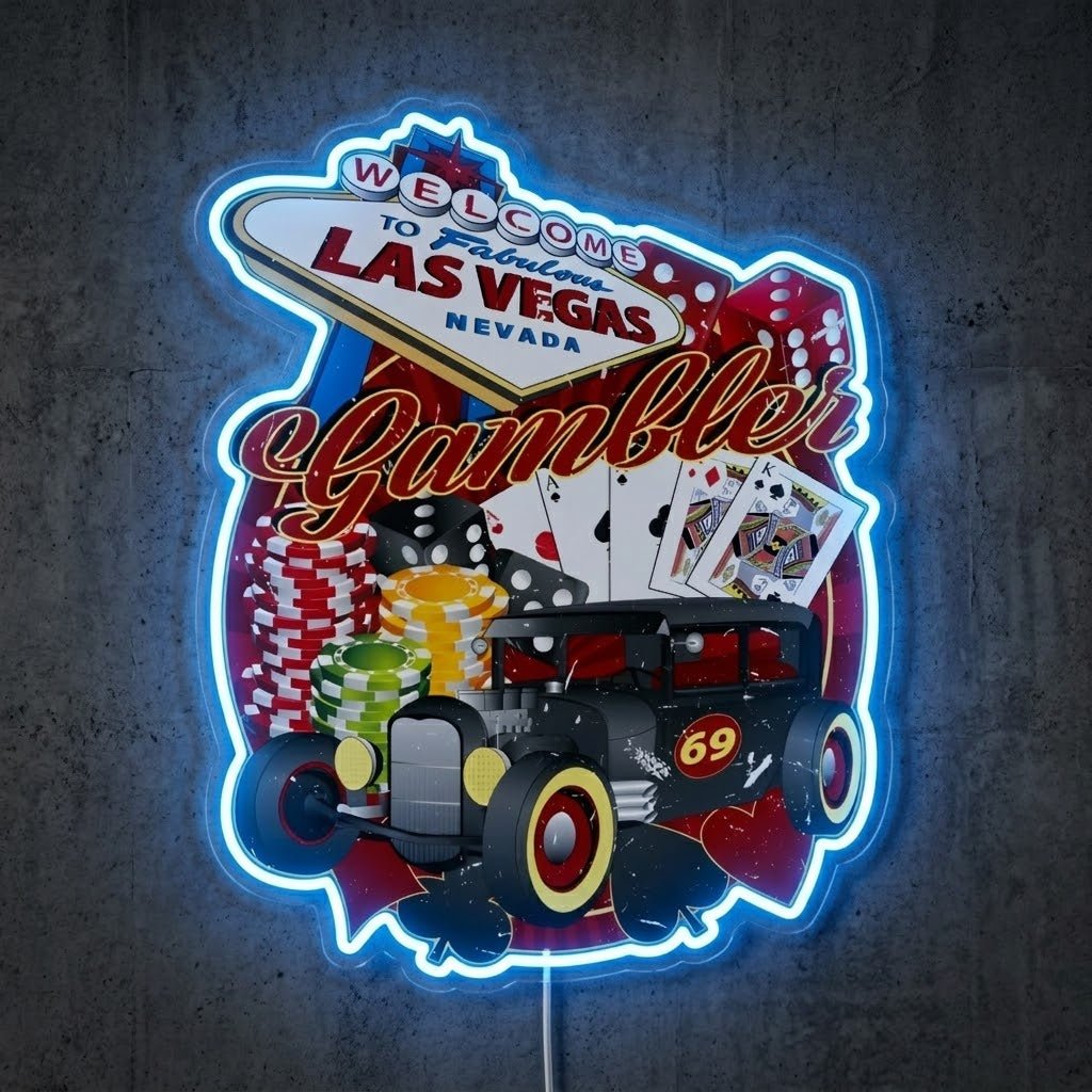 ShineNeon™ Las Vegas Monster Truck neon sign USB Power - Shineneon
