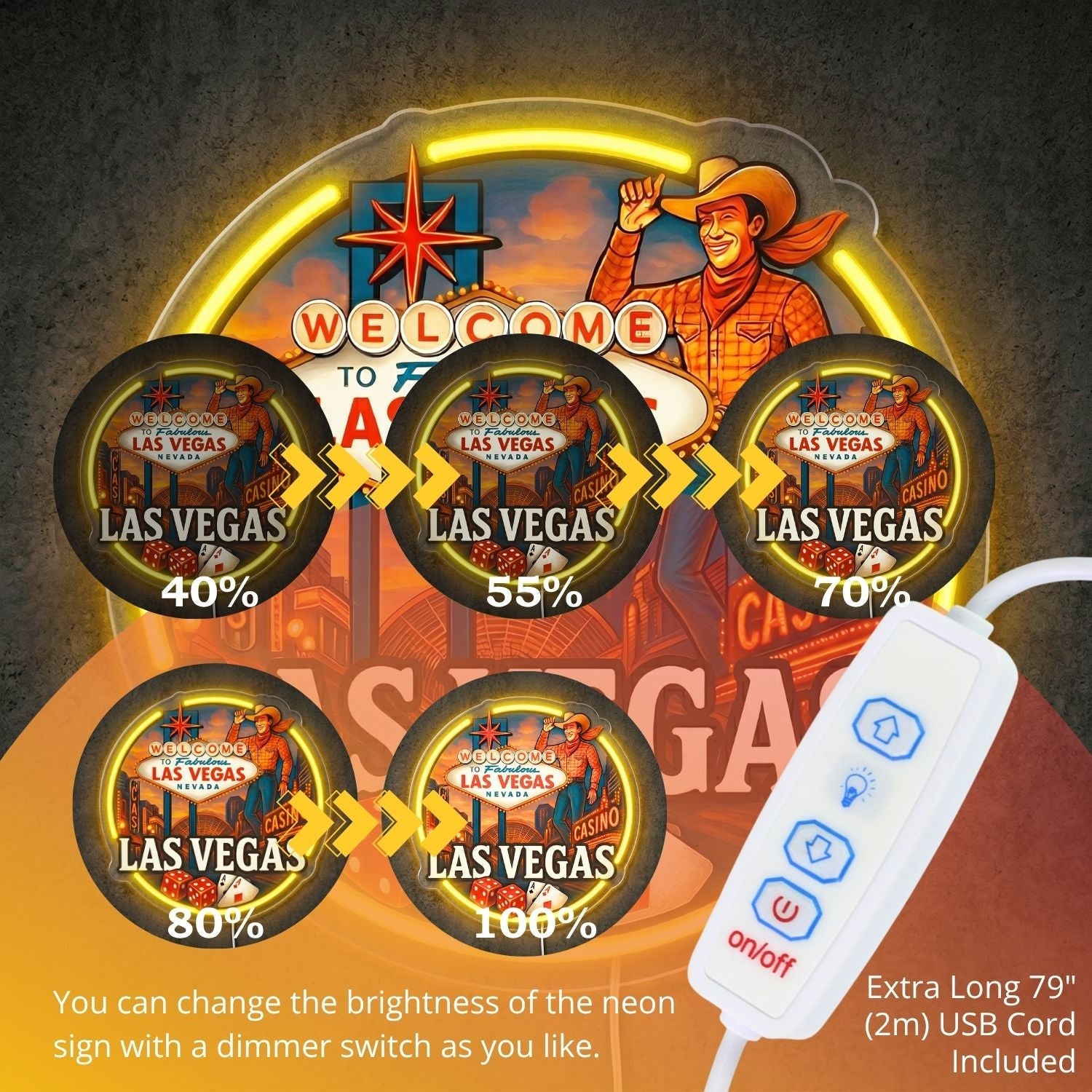 ShineNeon™ Las Vegas Roulette neon sign USB Power - Shineneon