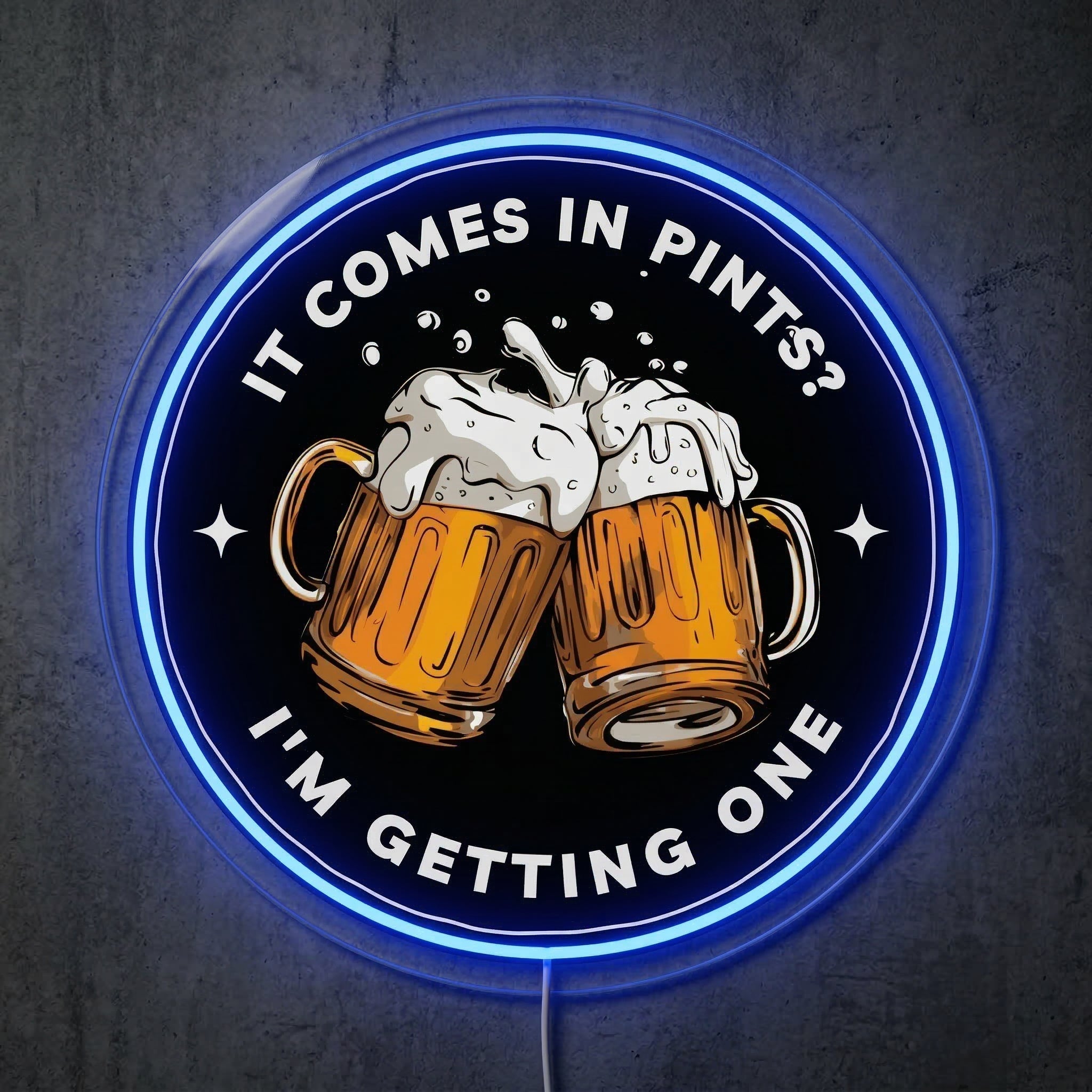 ShineNeon™ Pints Quote Neon Sign Funny Fantasy Movie Bar Decor USB Power Neon Sign - Shineneon