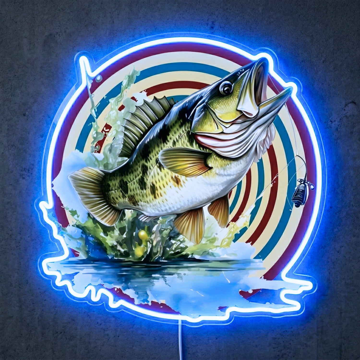 ShineNeon™ Rainbow Bass Wave neon sign USB Power - Shineneon