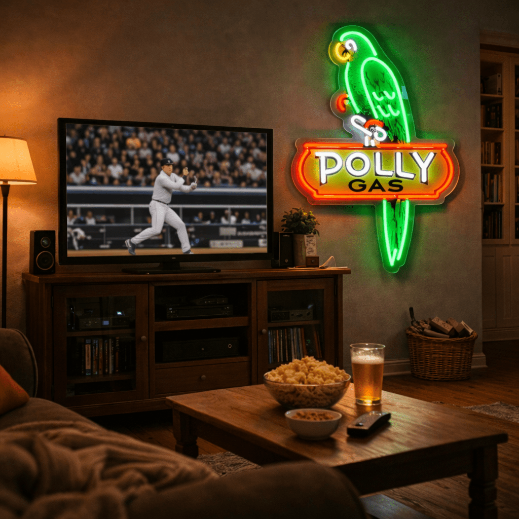 ShineNeon™ Retro Gas Station Parrot | Vintage Americana Garage Sign - Shineneon