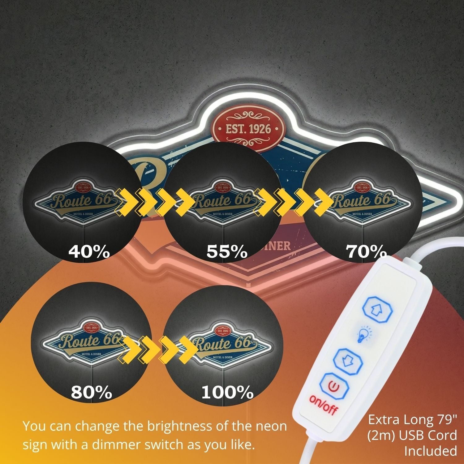 ShineNeon™ Unclear Design Fish neon sign USB Power - Shineneon