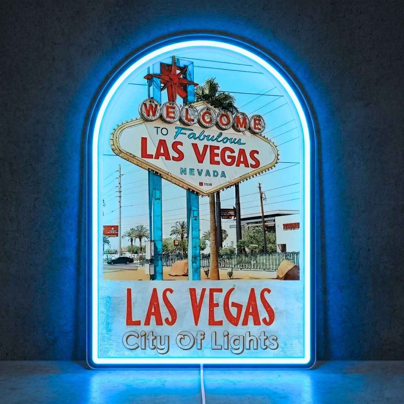 ShineNeon™ Vintage Las Vegas Motel neon sign USB Power - Shineneon