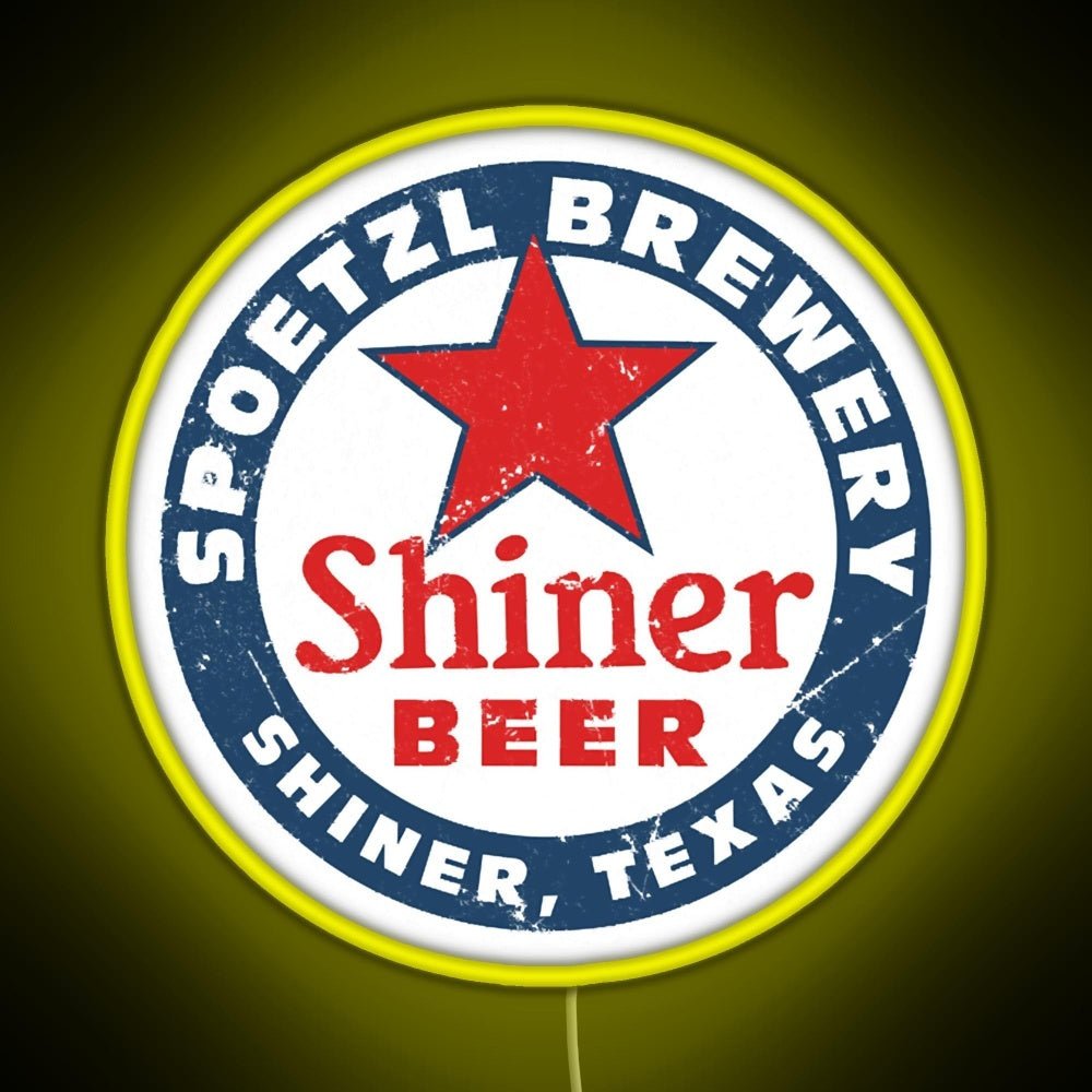 Shiner Beer Rgb Led Neon Sign Pop Wall Art - Shineneon