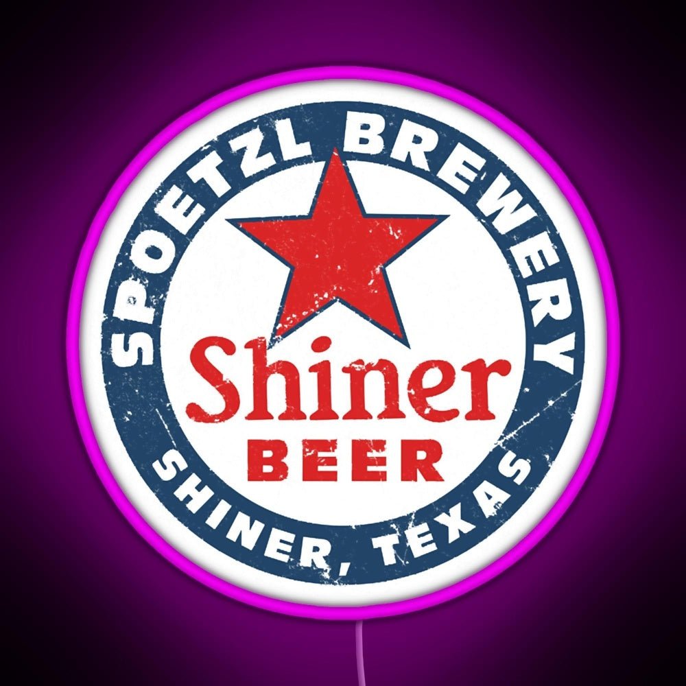 Shiner Beer Rgb Led Neon Sign Pop Wall Art - Shineneon