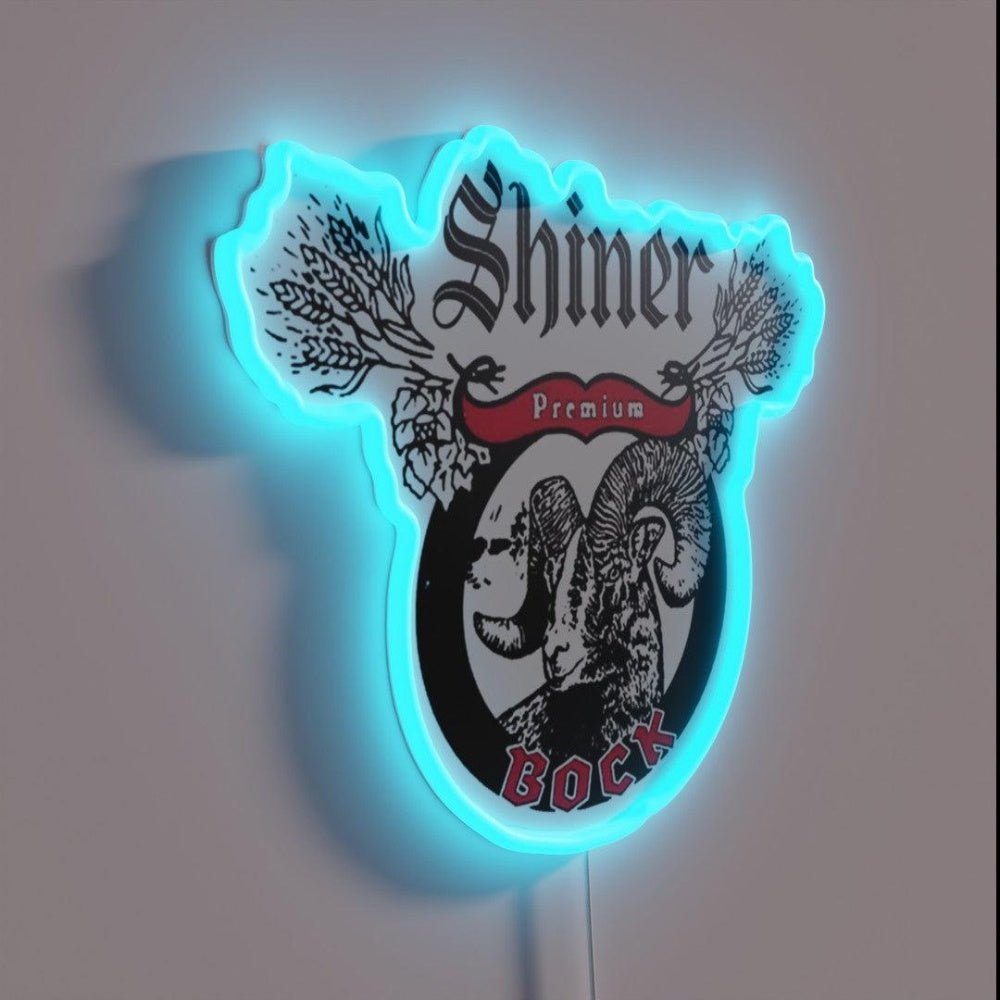 Shiners Bock Beer Shiners Texas Logo Rgb Led Neon Sign - Shineneon