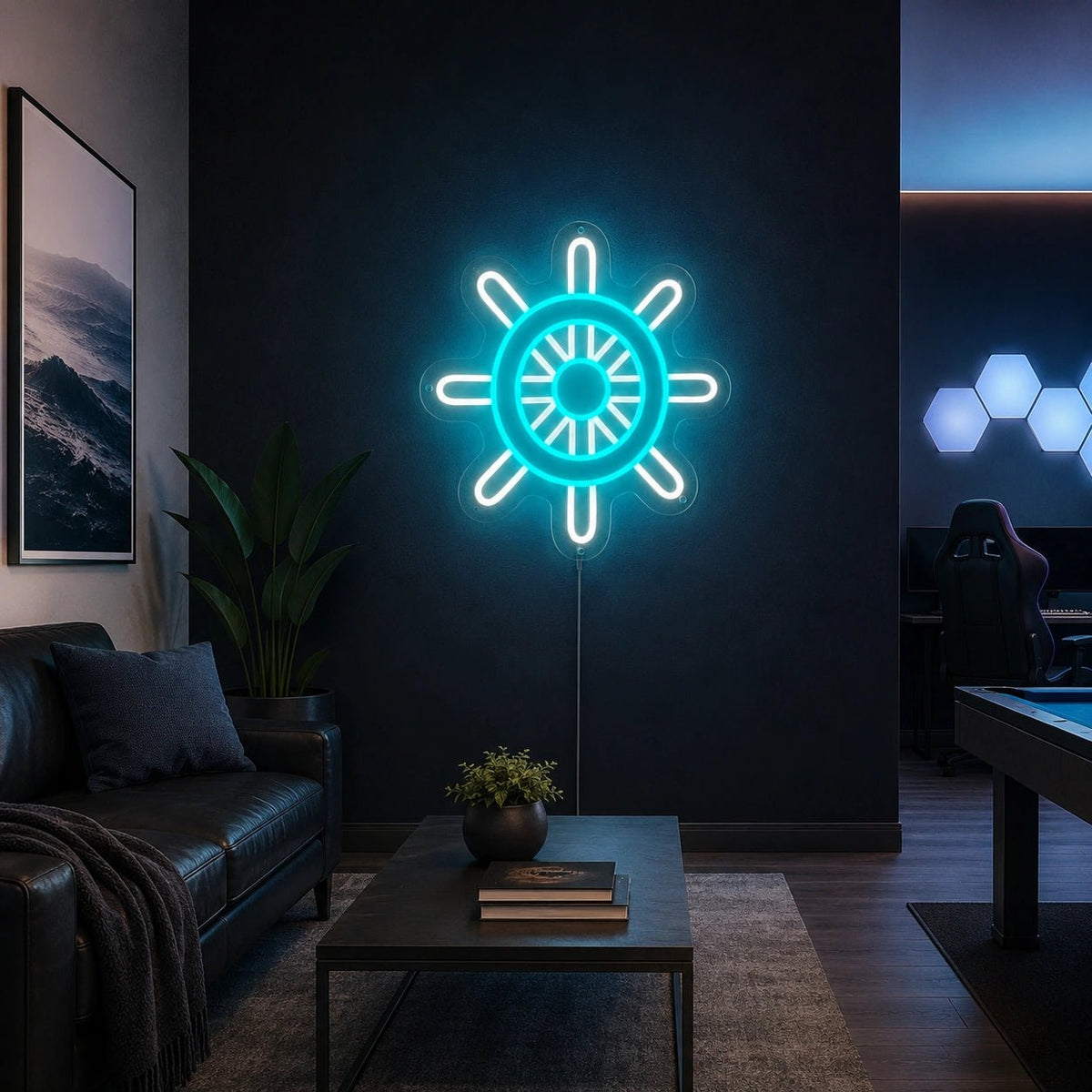 Ship Wheel LED Neon Sign - Shineneon