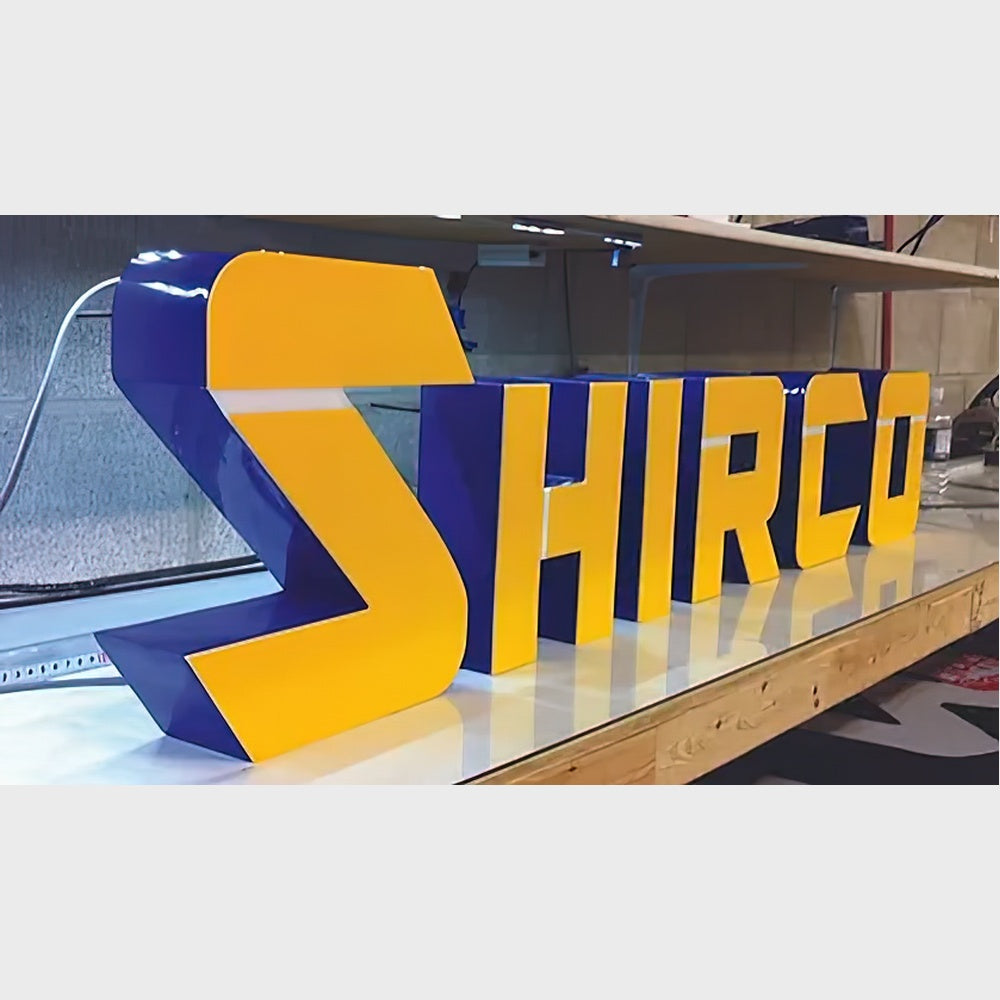 Shirco 3D Frontlit Channel Letters Led Light Sign
