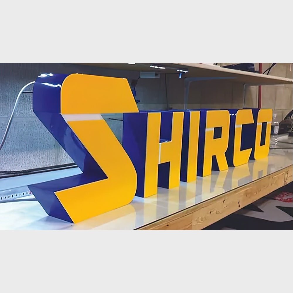 Shirco 3D Frontlit Channel Letters Led Light Sign - Shineneon