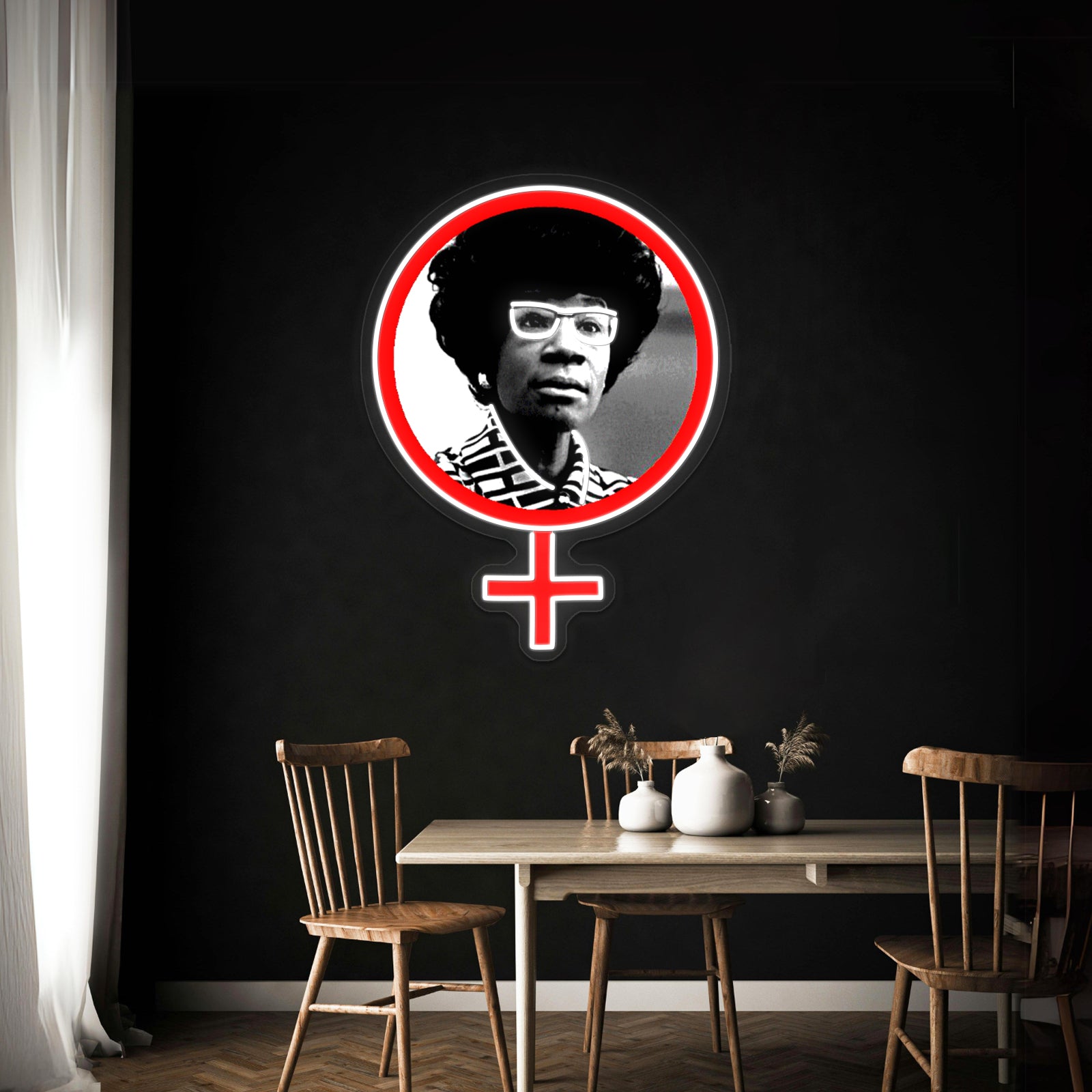 Shirley Chisholm For President Artwork Custom Led Signs | Shineneon