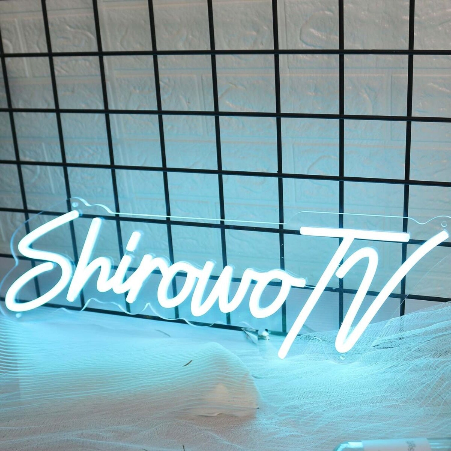 Shirowo Tv Blue Led Neon Sign - Shineneon
