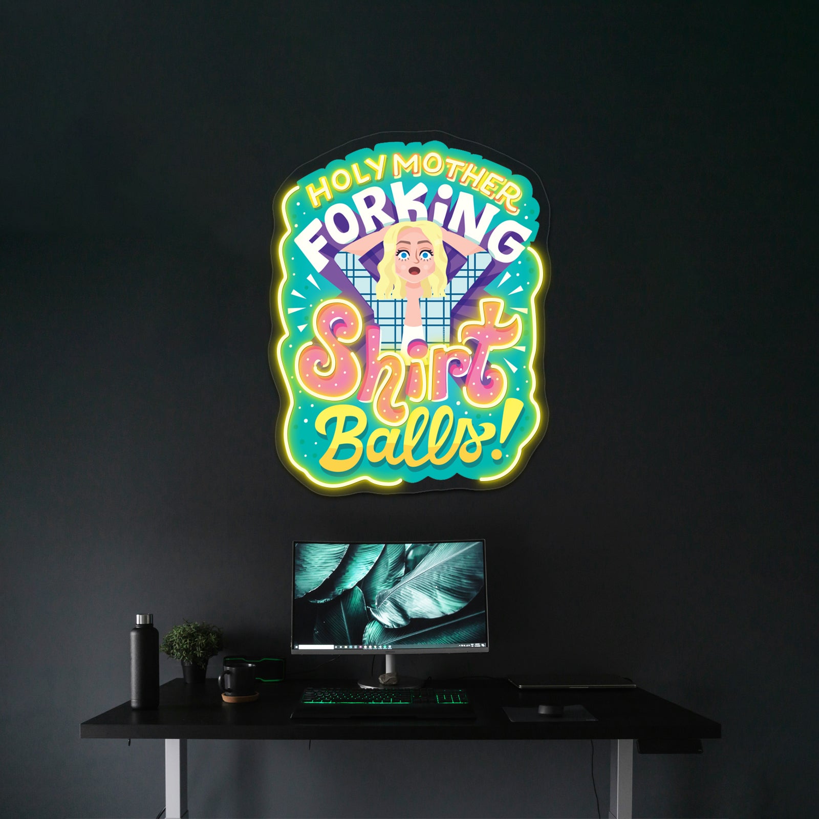 Shirt Balls Artwork Custom Led Signs | Shineneon