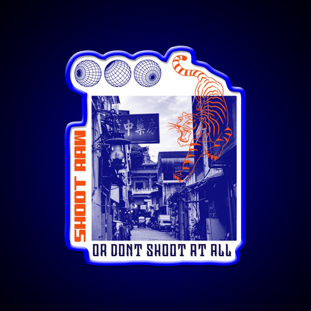 Shoot Raw Or Dont Shoot At All Asian Cultural Led Neon Sign Rgb Color - LED neon sign view 5