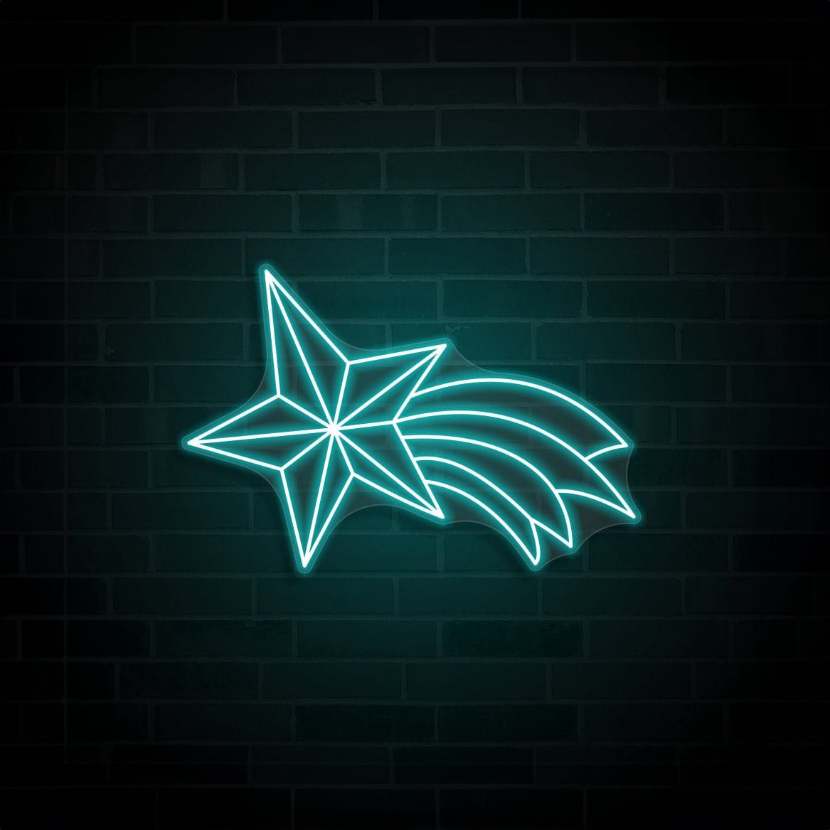 Shooting Star Led Sign Wall Decor - Shineneon
