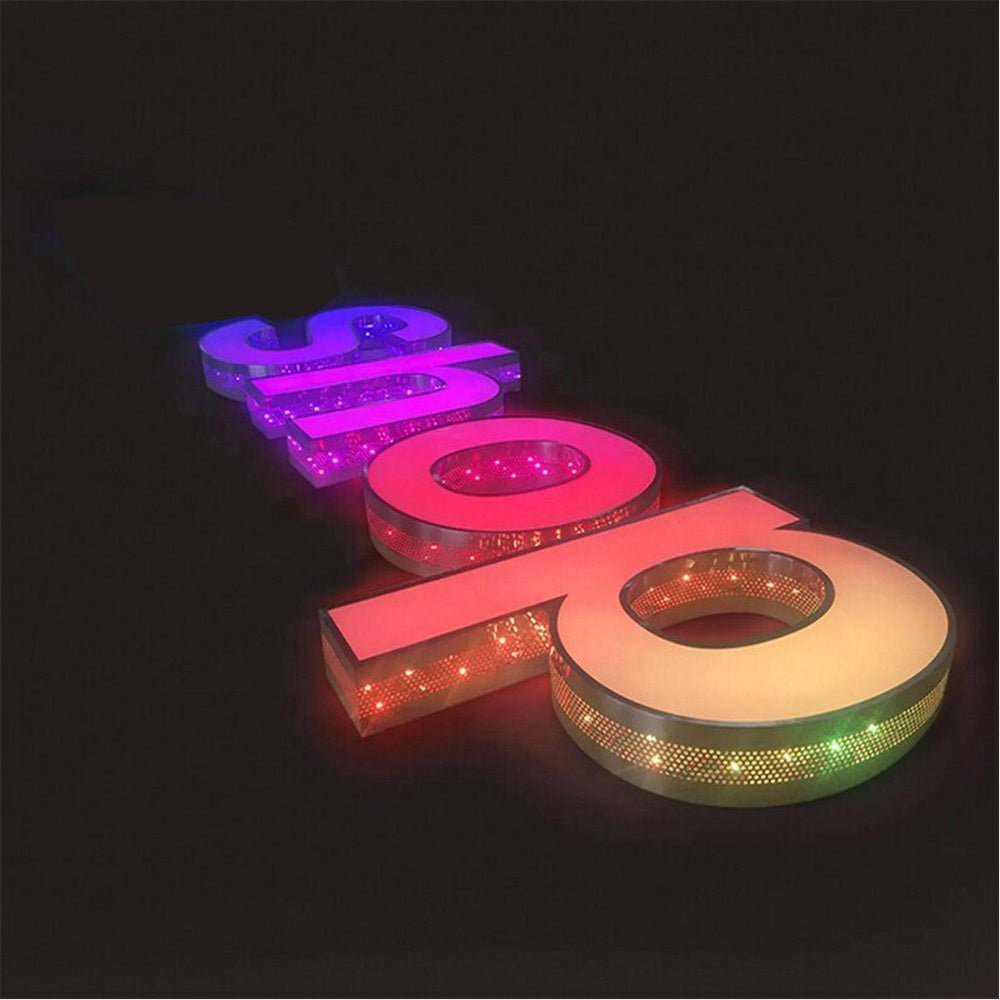 Shop 3D Frontlit And Backlit Channel Letter Led Light Sign - Shineneon