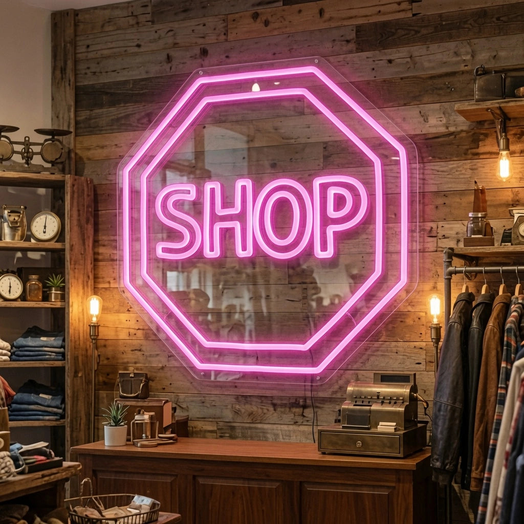 Shop LED Neon Sign Wall Neon Sign - 03 Real Lifestyle Scene