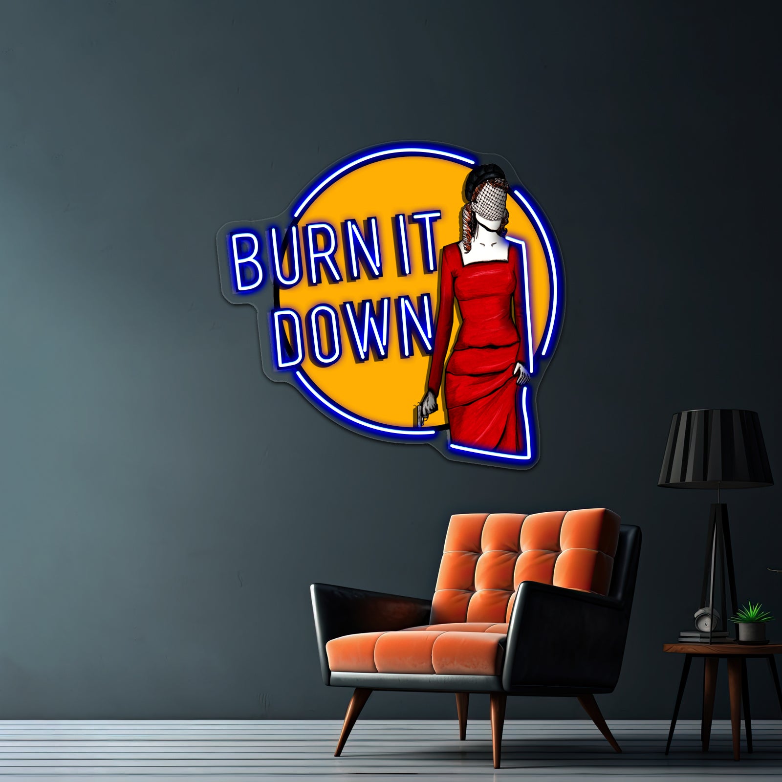 Shosanna Burns It Down Artwork Custom Led Signs | Shineneon