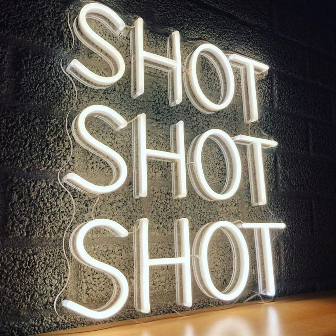 Shot Shot Shot Led Sign Business Neon Sign - Shineneon