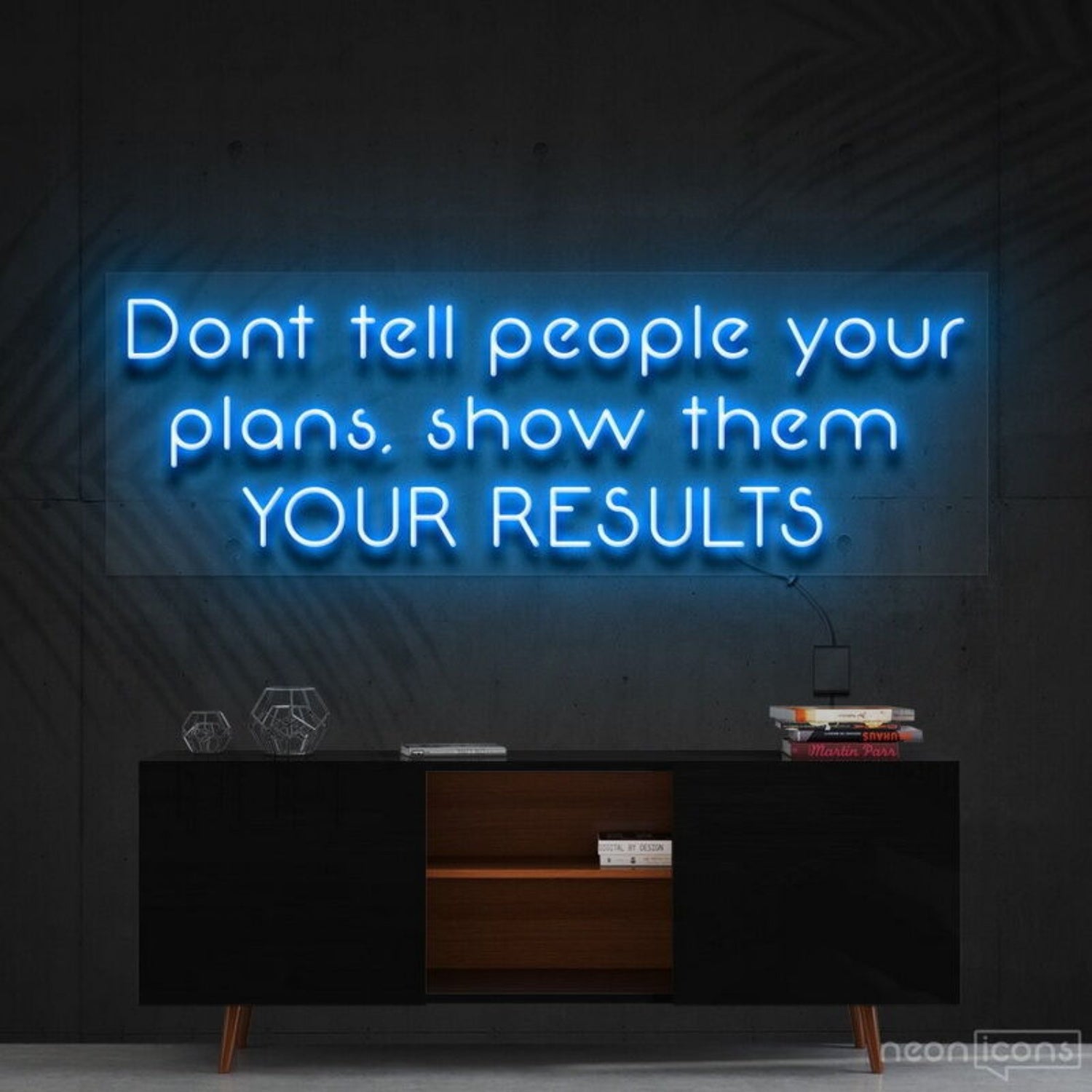 Show Them Your Results Led Neon Sign For Motivational Decor - Shineneon