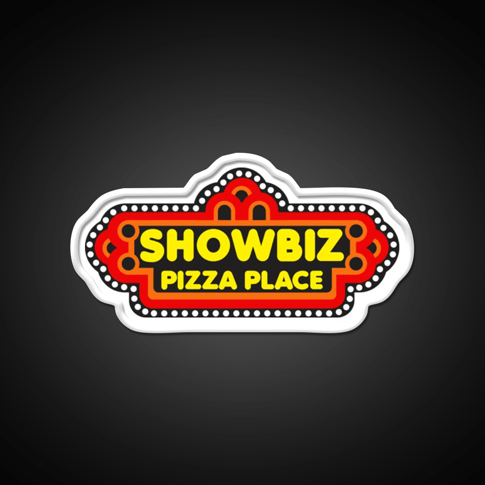 Showbiz Pizza Fast Food Led Neon Sign For Burger Place Rgb Color - Shineneon