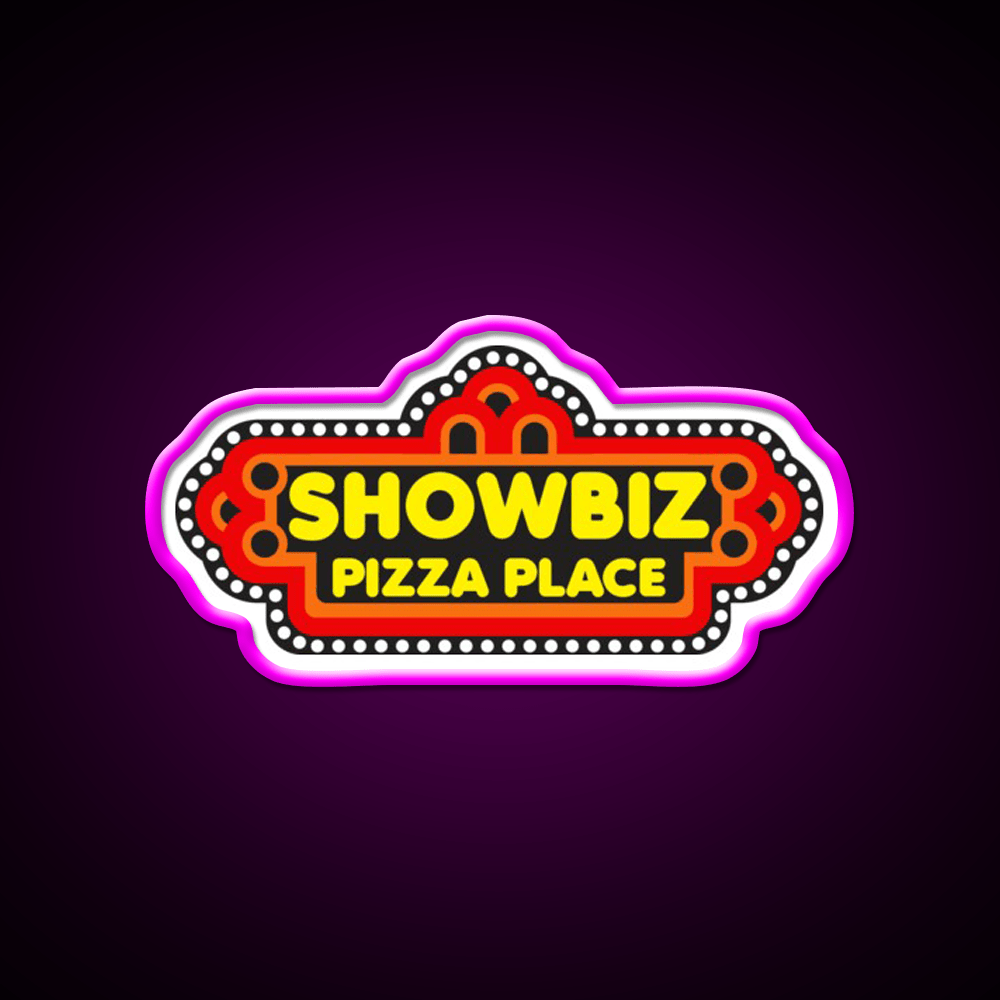Showbiz Pizza Fast Food Led Neon Sign For Burger Place Rgb Color - Shineneon