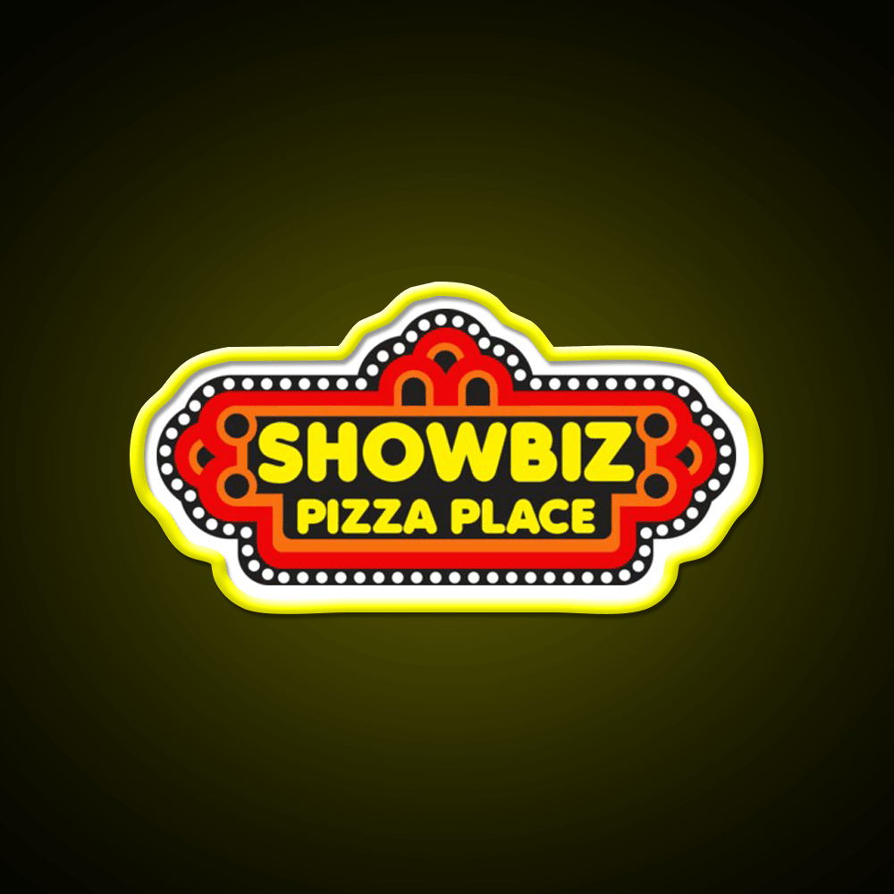Showbiz Pizza Fast Food Led Neon Sign For Burger Place Rgb Color - Shineneon