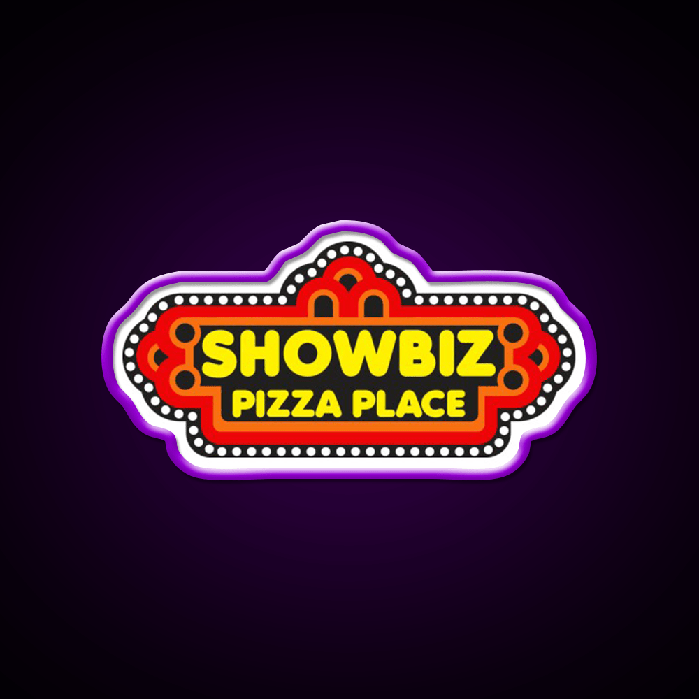 Showbiz Pizza Fast Food Led Neon Sign For Burger Place Rgb Color - Shineneon