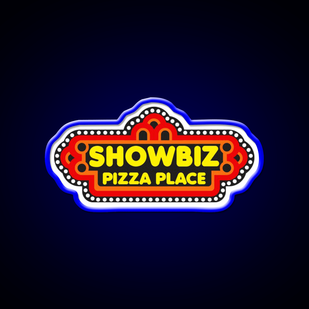 Showbiz Pizza Fast Food Led Neon Sign For Burger Place Rgb Color - Shineneon