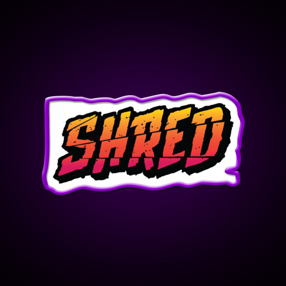 Shred Hemp Inspired Green Leaf Led Neon Sign Rgb Color - LED neon sign view 9