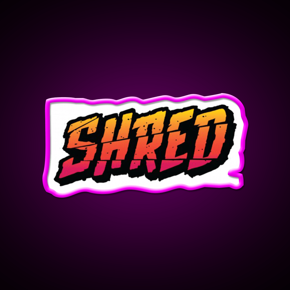 Shred Hemp Inspired Green Leaf Led Neon Sign Rgb Color - Shineneon