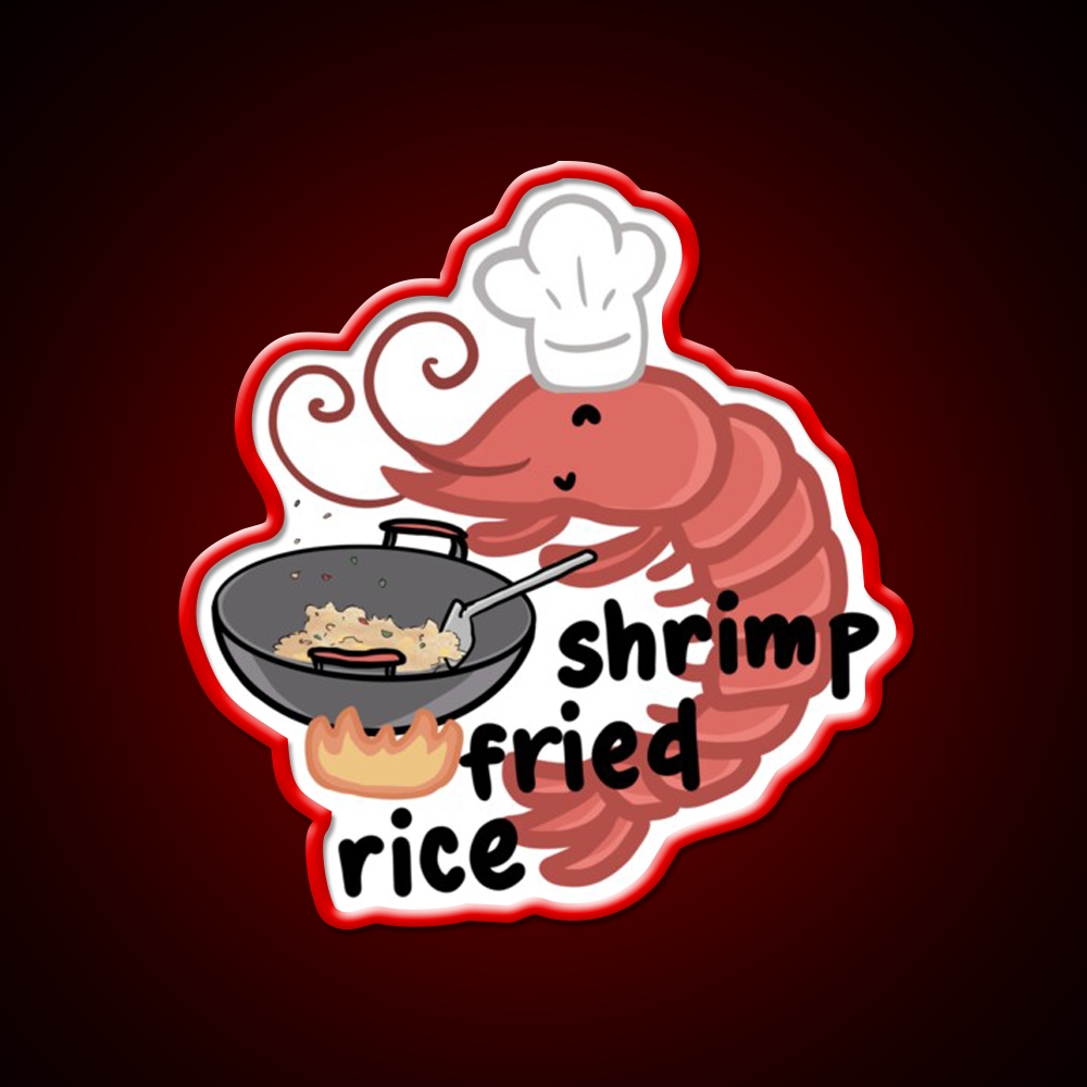 Shrimp Fried Rice Led Neon Sign Chinese Food Rgb Color - LED neon sign view 10
