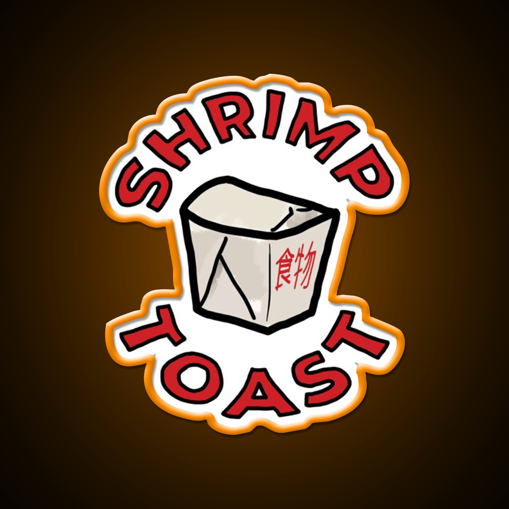 Shrimp Toast Led Neon Sign Chinese Food Rgb Color - Shineneon