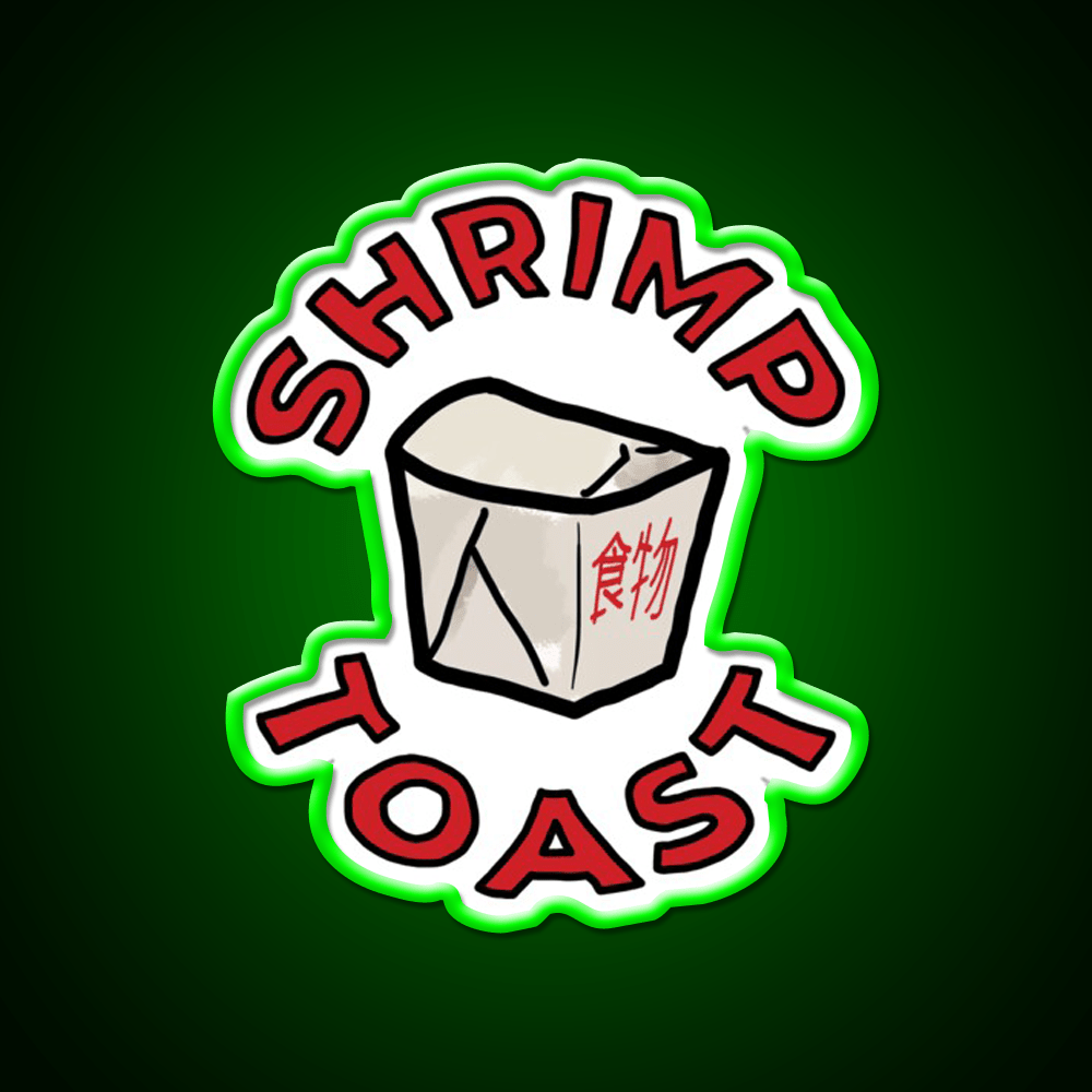 Shrimp Toast Led Neon Sign Chinese Food Rgb Color - Shineneon