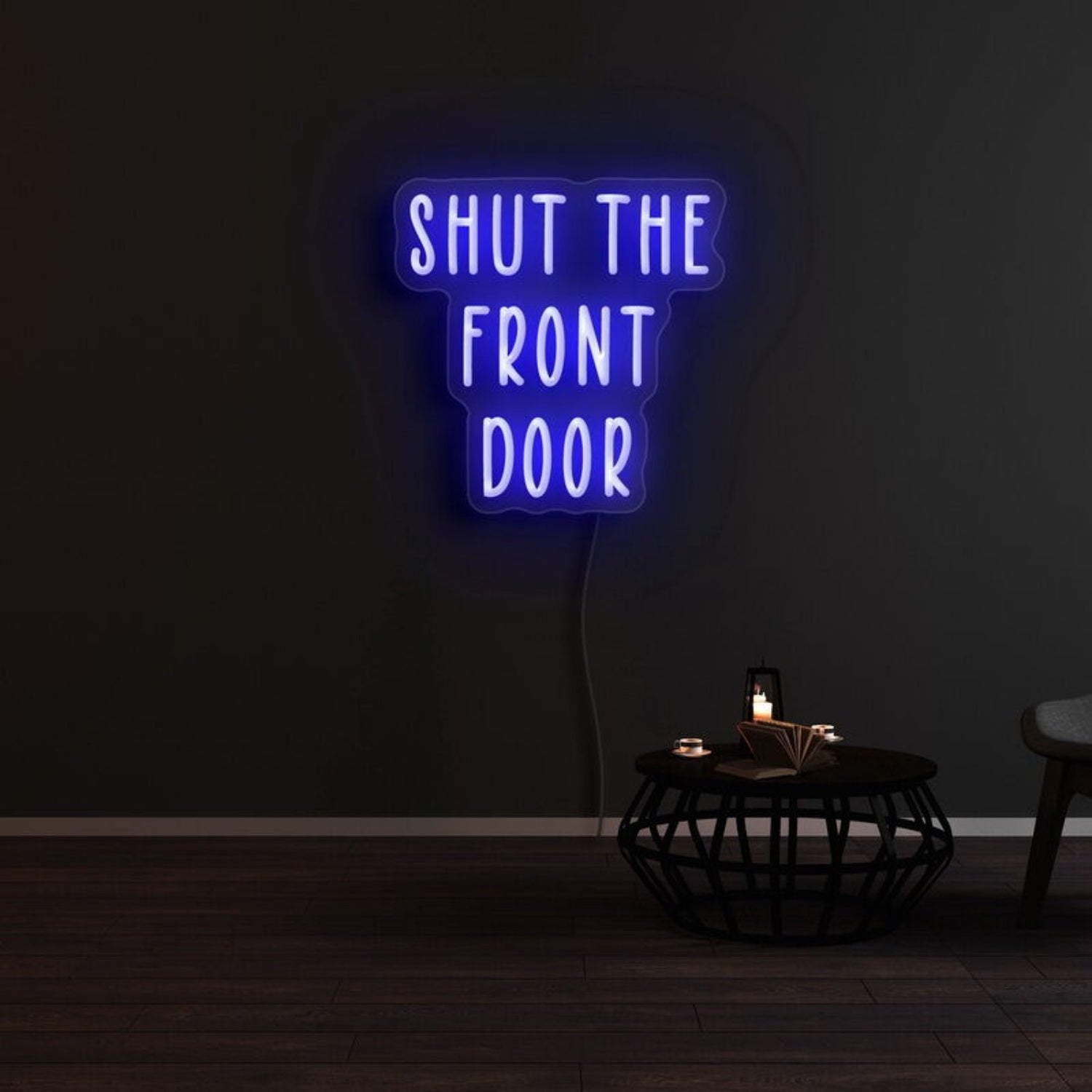 Shut The Front Door Led Neon Sign For Fun And Welcoming Spaces | Shineneon