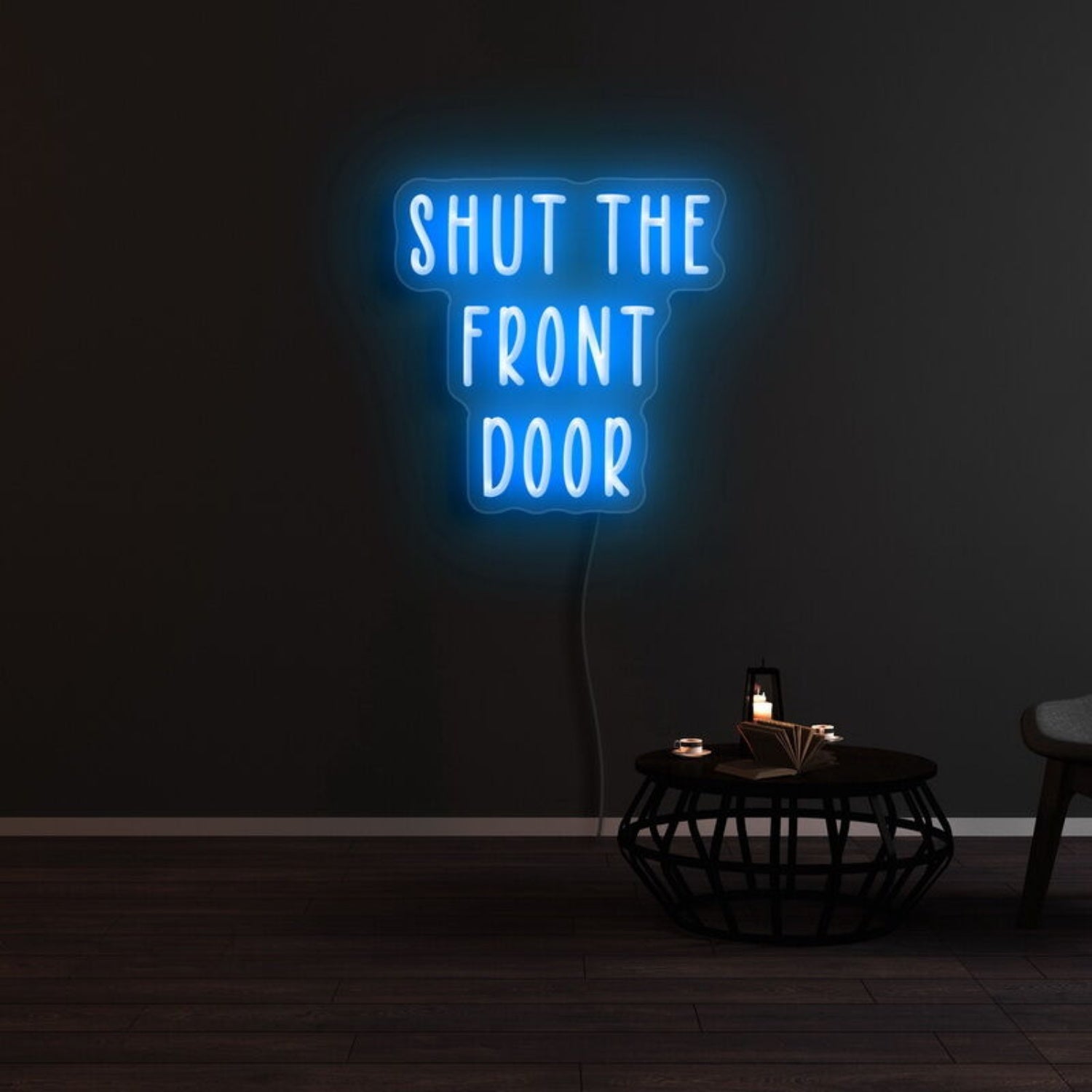 Shut The Front Door Led Neon Sign For Fun And Welcoming Spaces | Shineneon