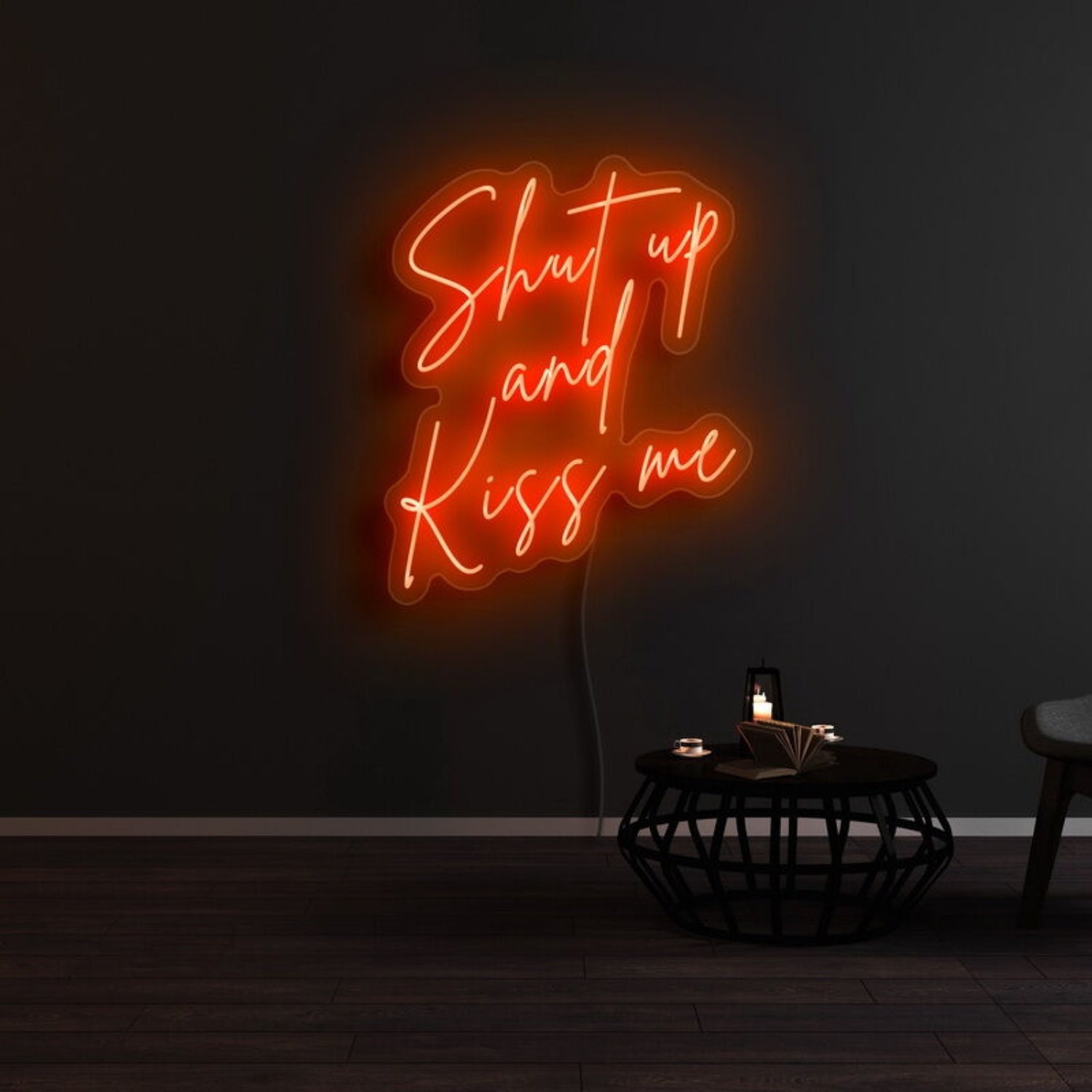 Shut Up And Kiss Me Neon Sign | Shineneon