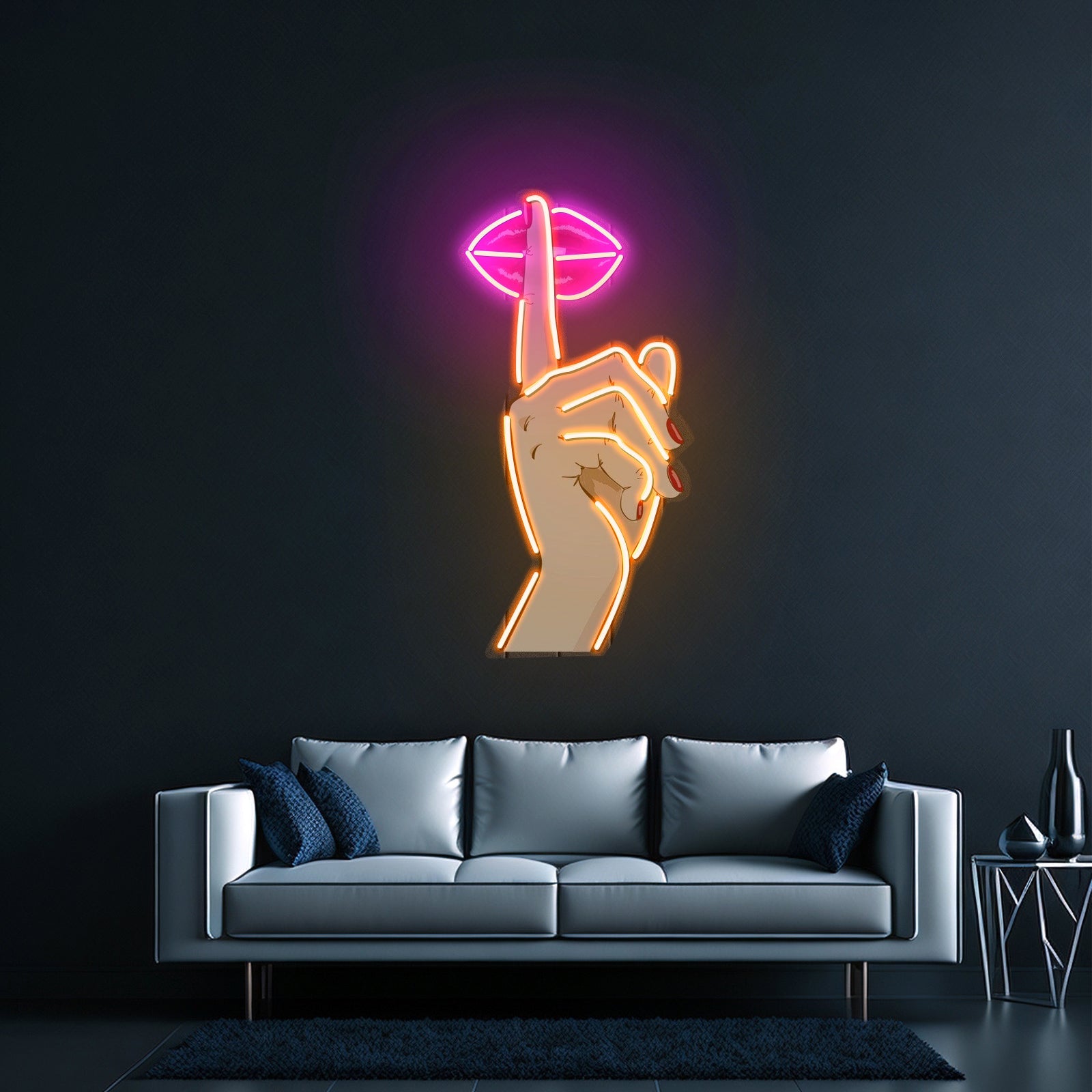 Shut Up Custom Led Signs Artwork For Sale - Shineneon