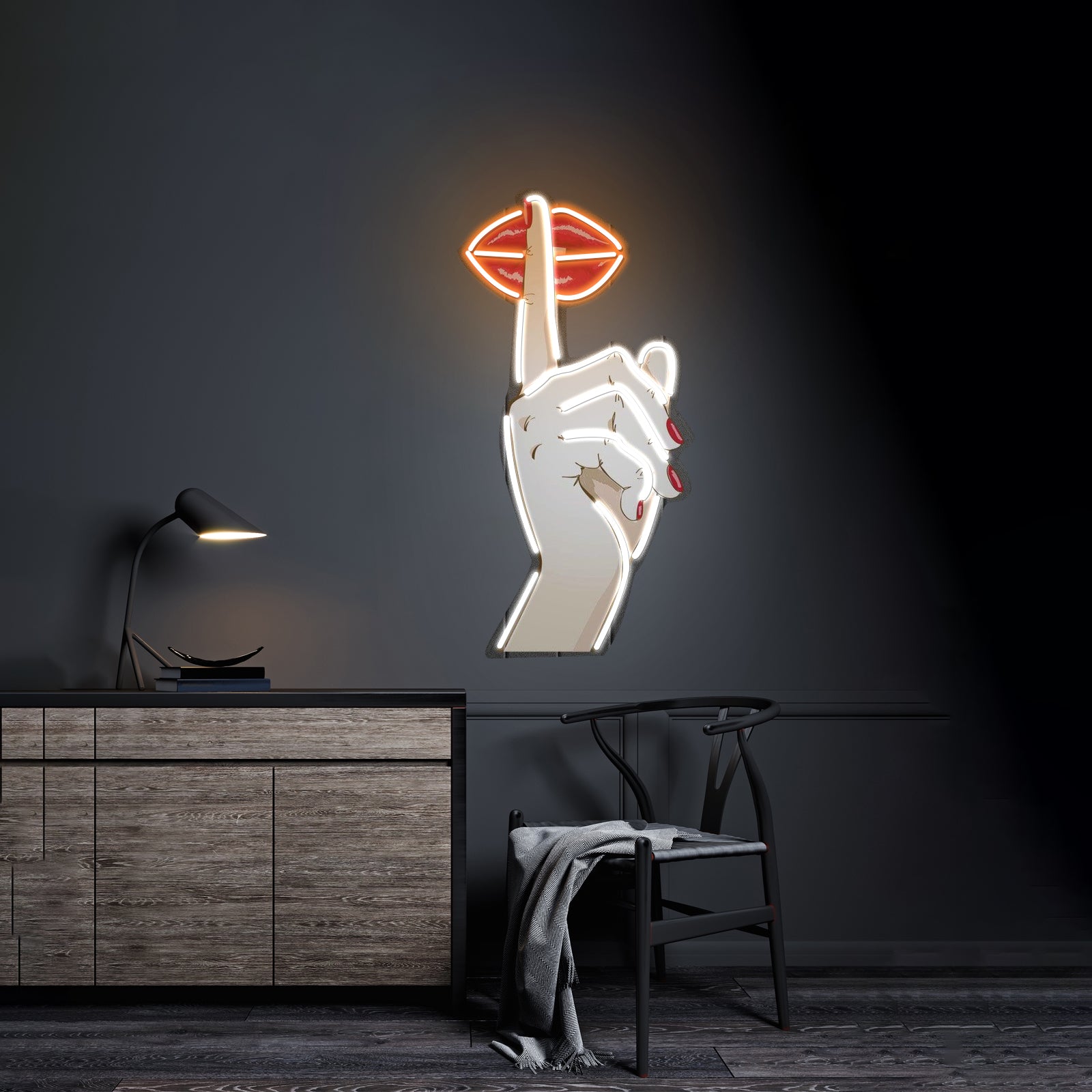 Shut Up Custom Led Signs Artwork For Sale