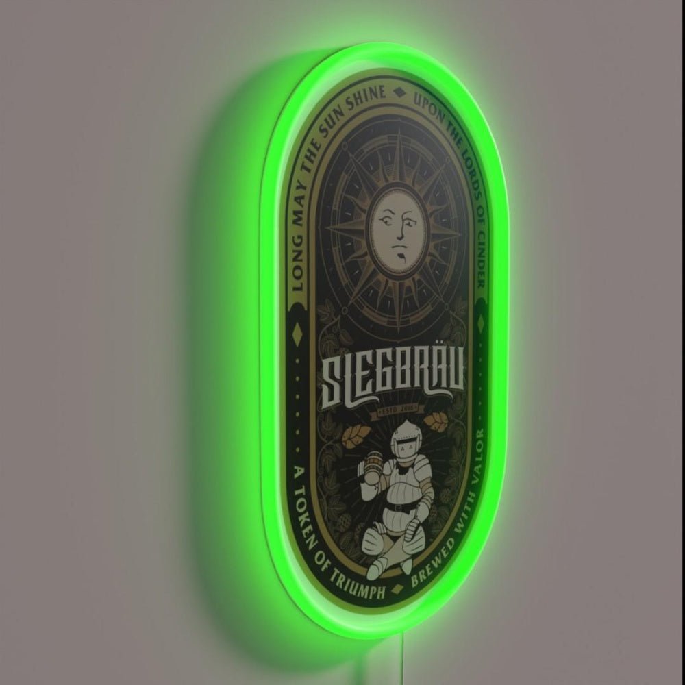 Siegbrau Label A Token Of Triumph Rgb Led Neon Sign - Shineneon