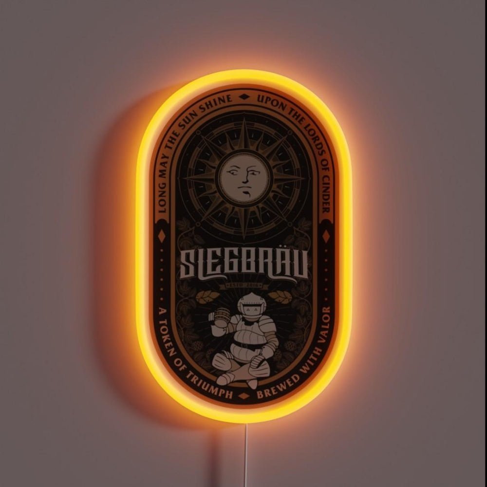 Siegbrau Label A Token Of Triumph Rgb Led Neon Sign - Shineneon