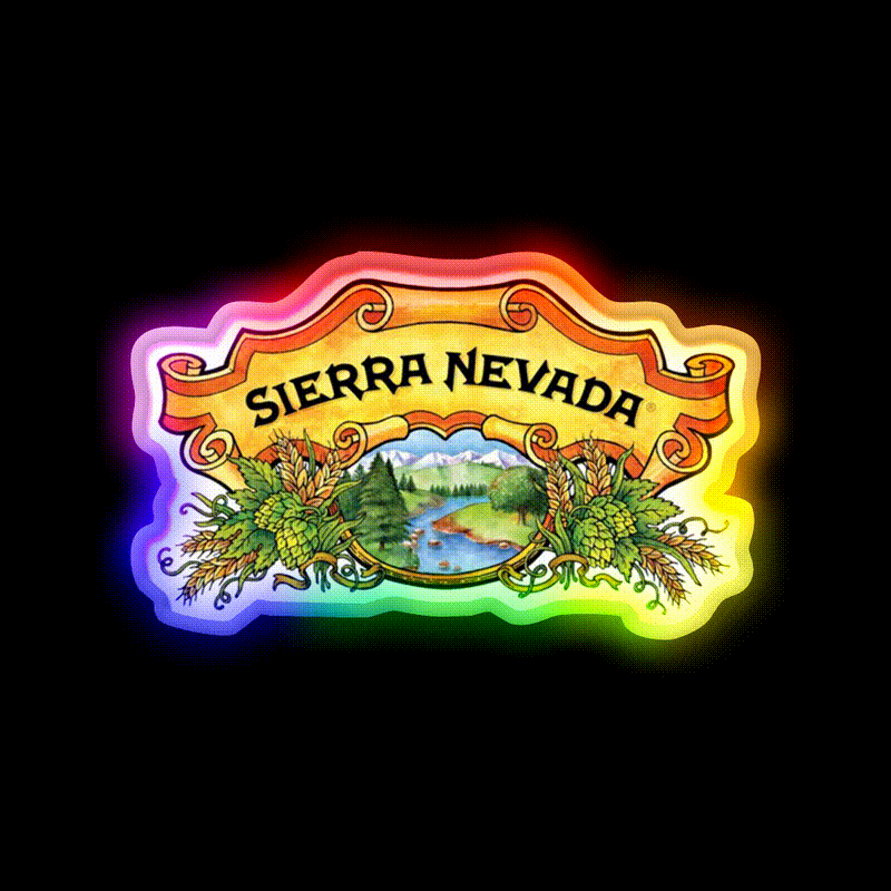 Sierra Nevada Beer Bar Decor Led Neon Sign Rgb Color